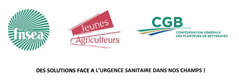 Tribune FNSEA – JA – CGB « Des solutions face à l’urgence sanitaire dans nos champs ! »