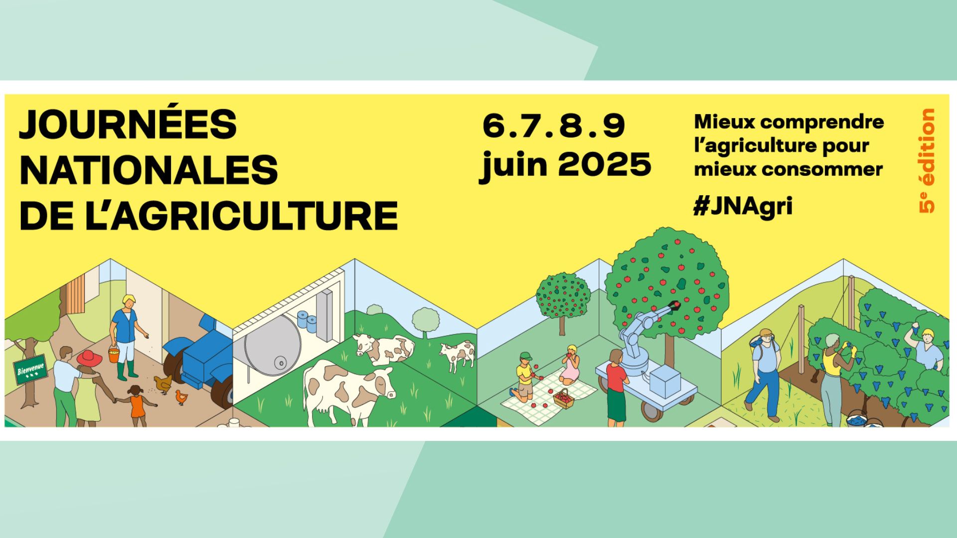 La FNSEA, partenaire des Journées Nationales de l’Agriculture 2025 : une mobilisation pour rapprocher agriculture et citoyens