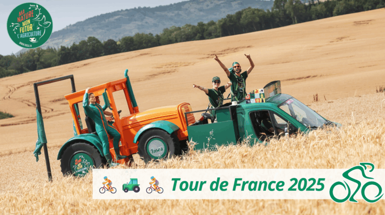 Les métiers de l’agriculture à l’honneur sur le Tour de France 2025, avec la FNSEA et « Ma nature, mon futur, l’agriculture »